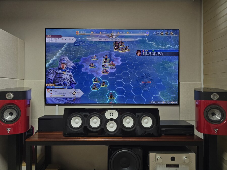 삼국지 8 대형 TV에 패드로 게임하니 편합니다._1.jpg