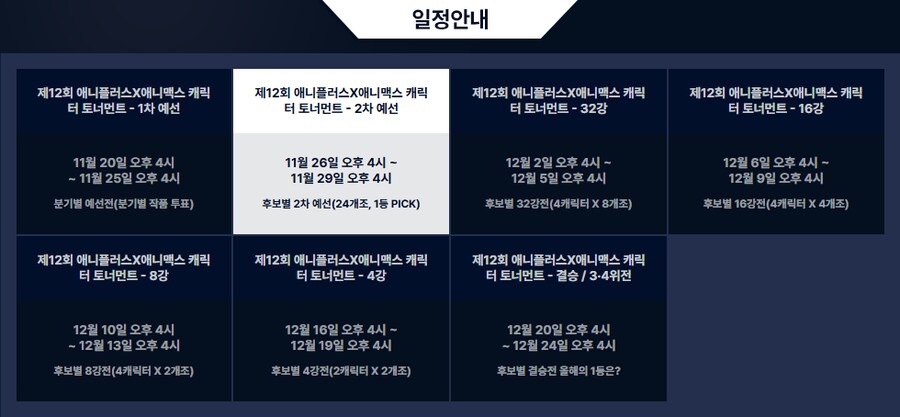 [애니플러스]2024 애캐토 1차 예선 결과&2차 예선 투표 개시_3.png