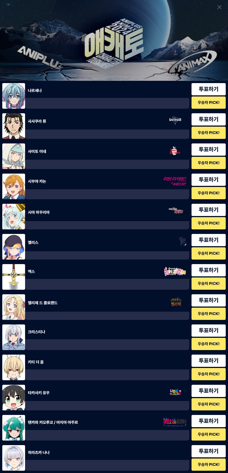 [애니플러스]2024 애캐토 1차 예선 결과&2차 예선 투표 개시_9.png