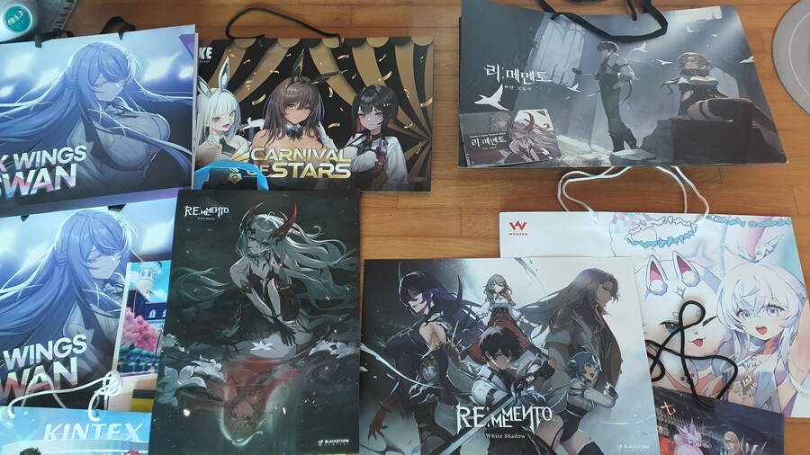 (AGF) 행사를 즐기고 집에 왔다 전리품 정리_1.jpg