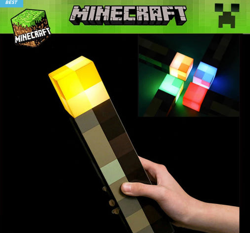 주문량이 늘고 있다는 마인크래프트 횃불 무드등_2.webp