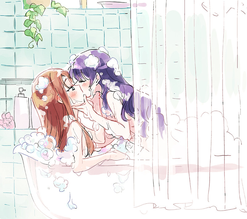 한국인 여자애가 일본인 여자애 강제로 키스하는 만화_14.jpg