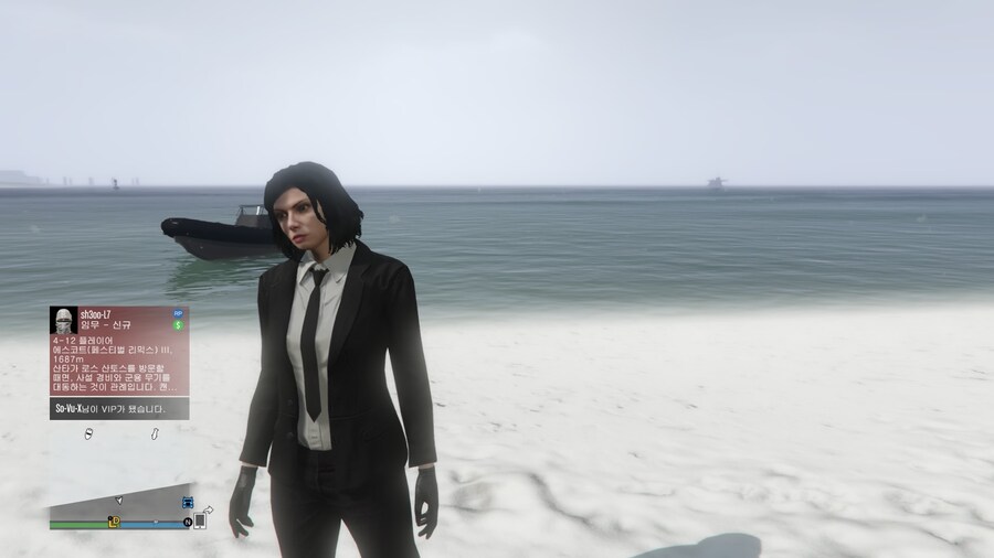 gta5)크리스마스 기간이라 눈 오네_4.jpg