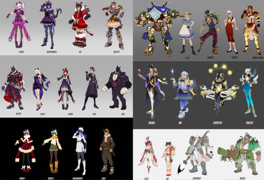 (흥미) 오버워치2 현재까지 공개된 스킨 컨셉 아트들_1.jpg