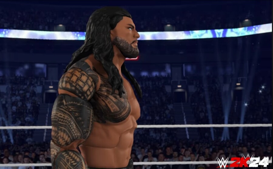 WWE 2K24 공식 인스타그램에 공개된 로만 레인즈 마이팩션 신규카드 피규어_1.jpg
