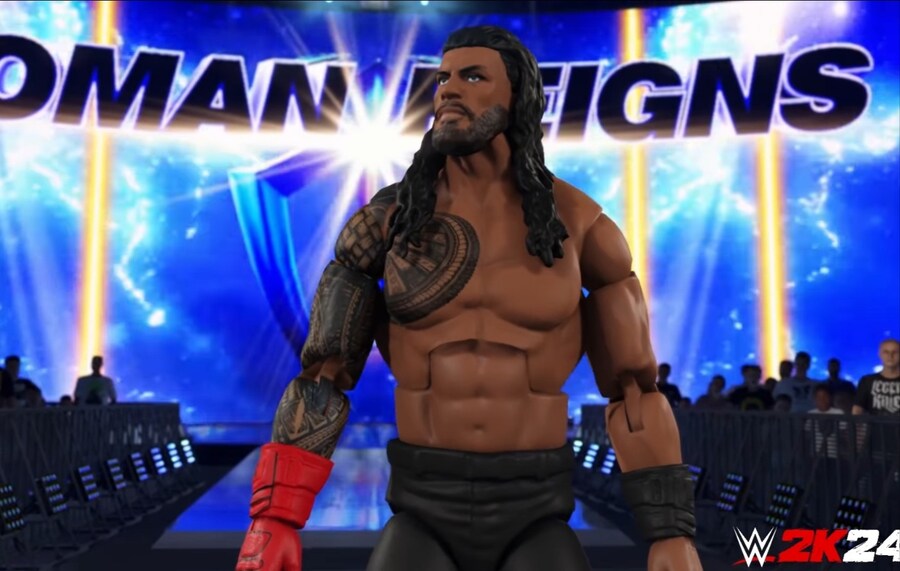 WWE 2K24 공식 인스타그램에 공개된 로만 레인즈 마이팩션 신규카드 피규어_5.jpg