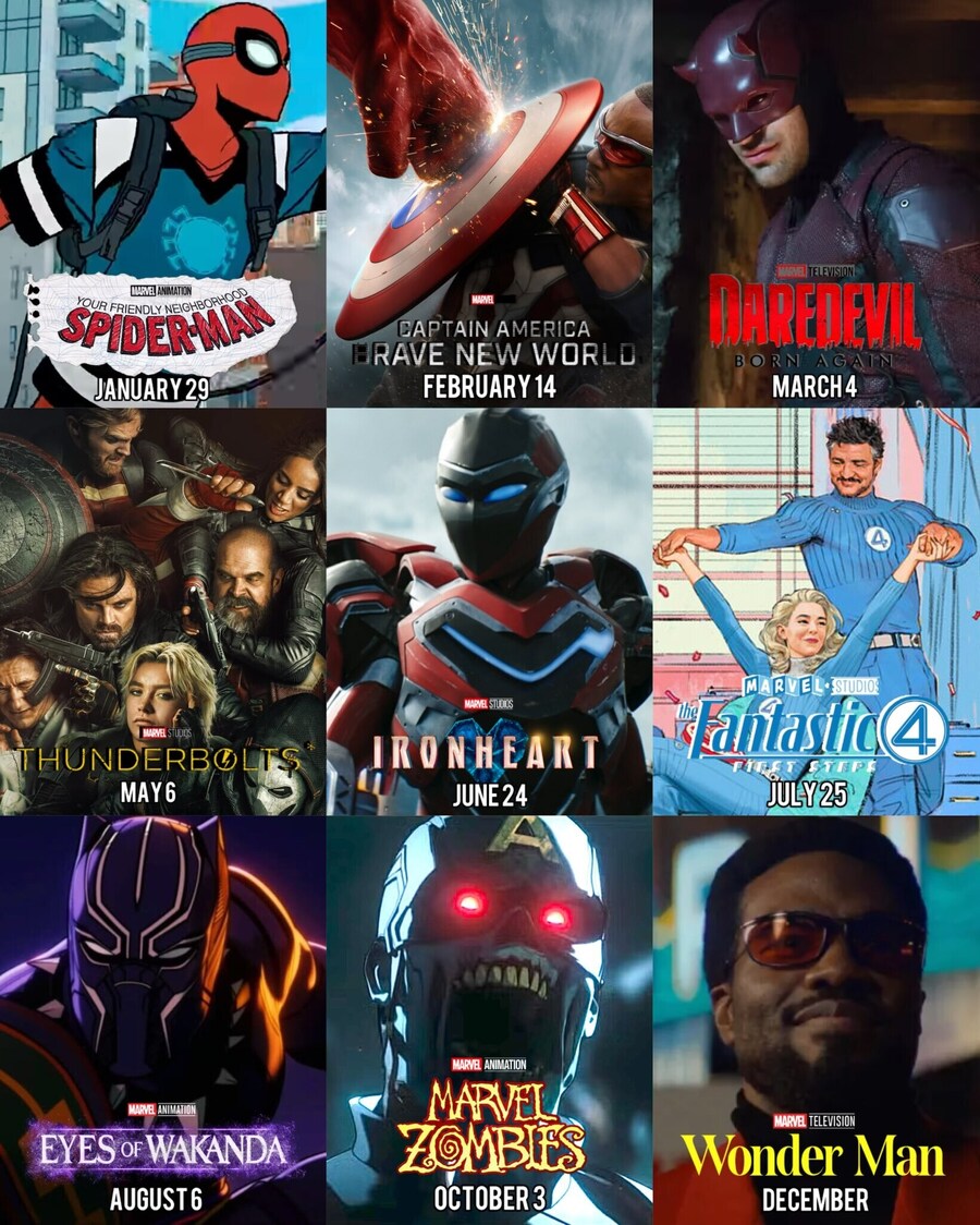 2025년 마블 스튜디오 작품들의 개봉 및 공개 작품_2.jpg