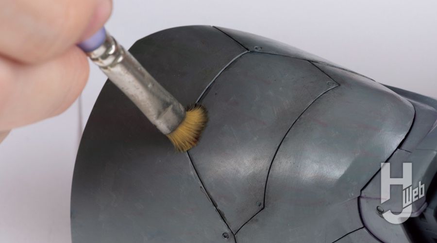 [하비 재팬] MG 겔구그 양산기 2.0 소재 래커 도료 붓칠 강의_54.jpg