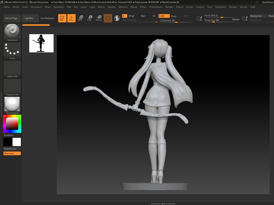 자작 미소녀 캐릭터 벨라 피규어 만들기 과정_5.jpg