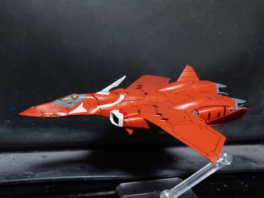 HG 1/100 VF-22S 슈투름포겔 Ⅱ 밀리아기 가조립 사진_13.jpg
