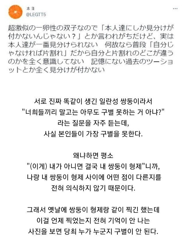 의외로 일란성 쌍둥이를 제일 구분 못하는 사람_1.jpg