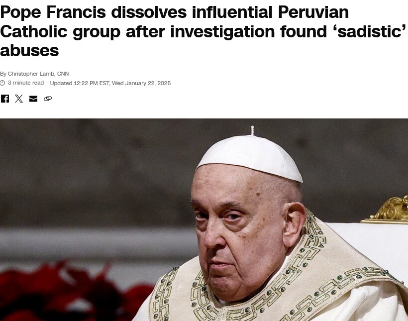 성폭력 가톨릭 단체를 향한 교황의 명령 "없애버려"_1.png