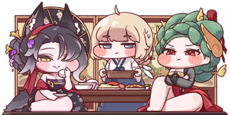 (트릭컬) ???: 점심 차려라 사제장!!_1.webp