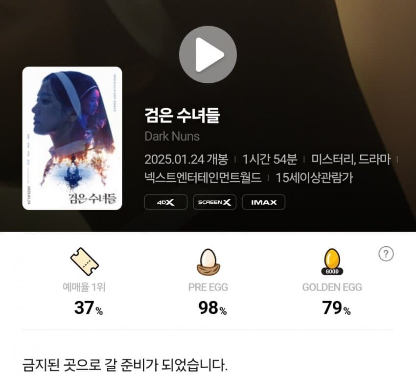 검은 수녀들, 개봉 첫날 엄복동 제치고 79점_2.jpg