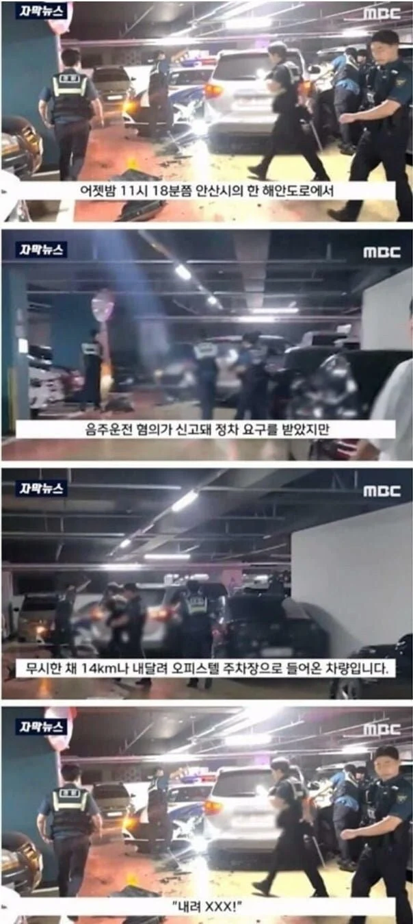 음주운전 피의자한테 깐족되는 기자_1.webp