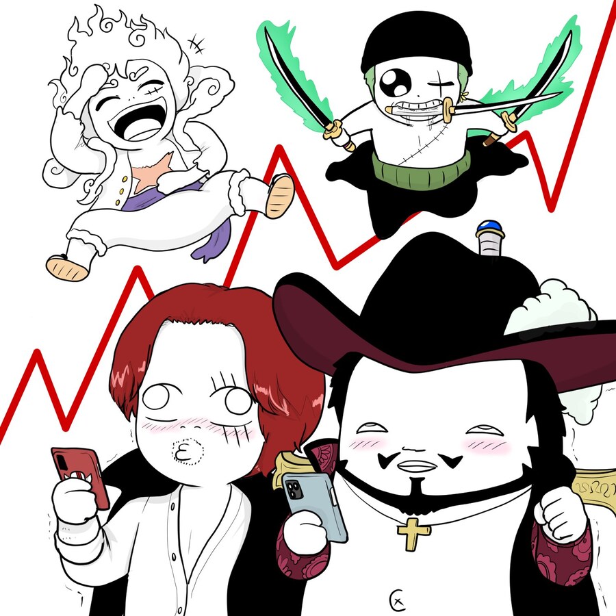 원피스세계관 최강자들의 코인놀이 진행상황