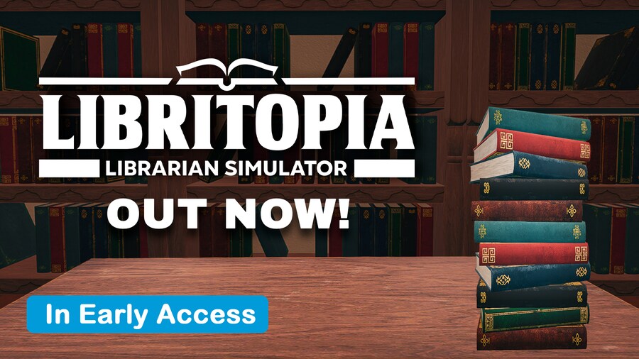 도서관 사서 시뮬레이터 "라이브리토피아" 스팀 앞서 해보기 출시_1.png