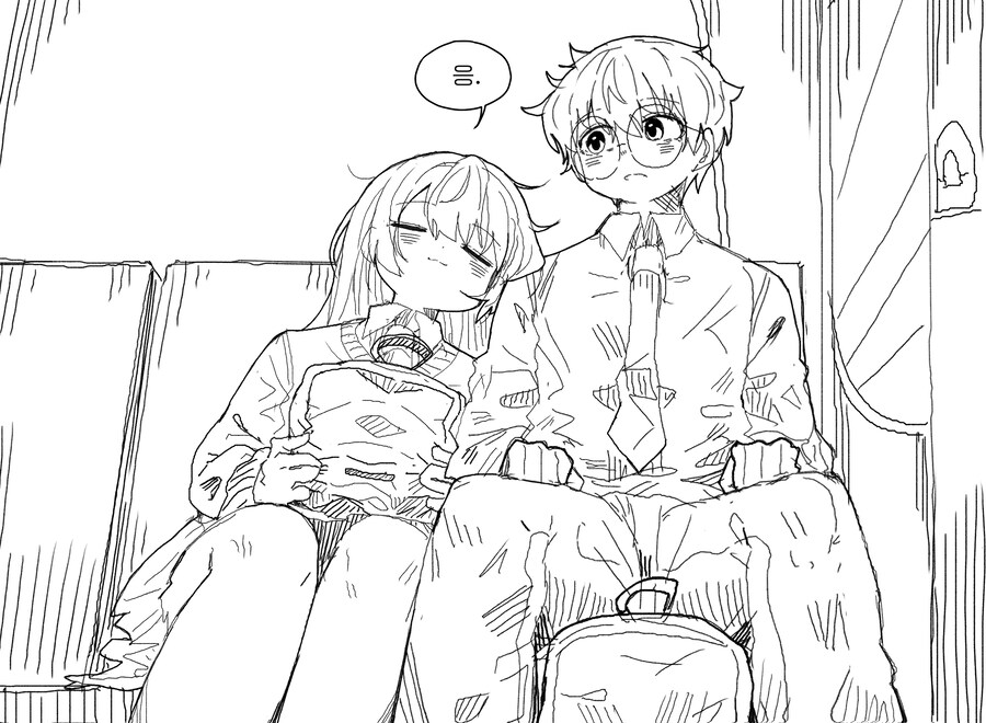 무뚝뚝하지만 상냥한 여선배 Manhwa_18.jpg