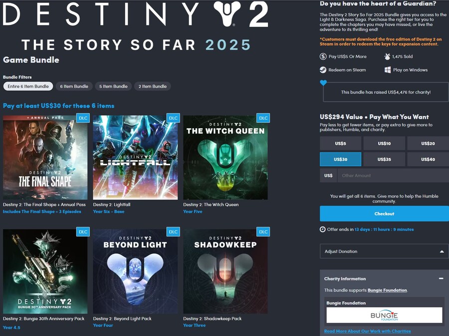 [험블번들] 데스티니가디언즈 DLC번들_1.jpg