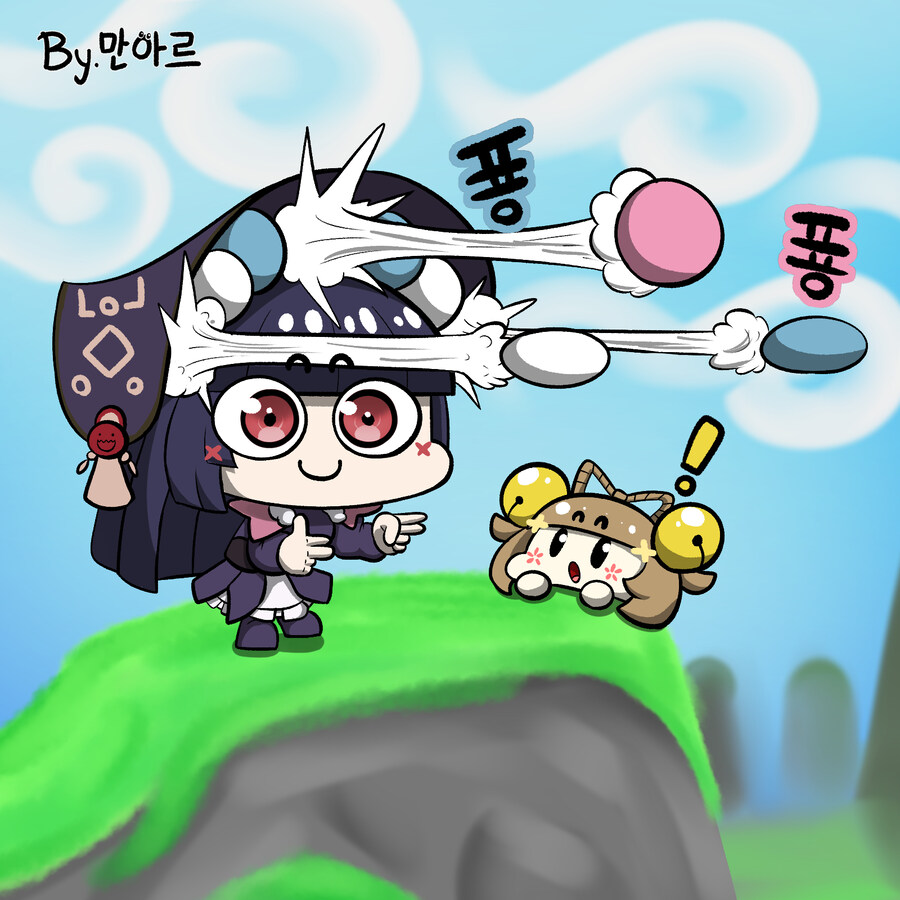 원신) 귀여움 가득 그려본 귀염둥이둥디들_2.jpg