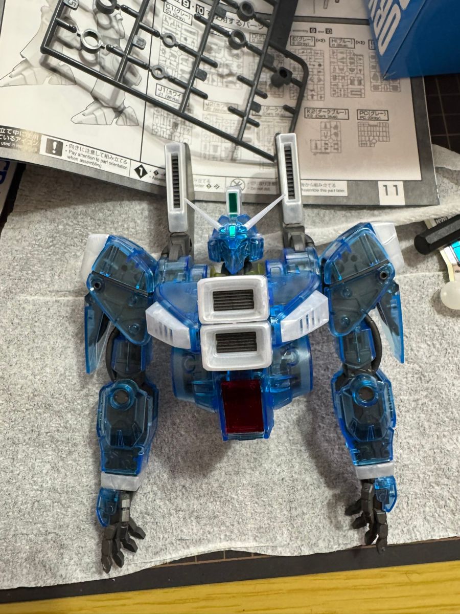 MG 건담 Mk-Ⅴ [클리어 컬러] 가조립 사진_3.jpg