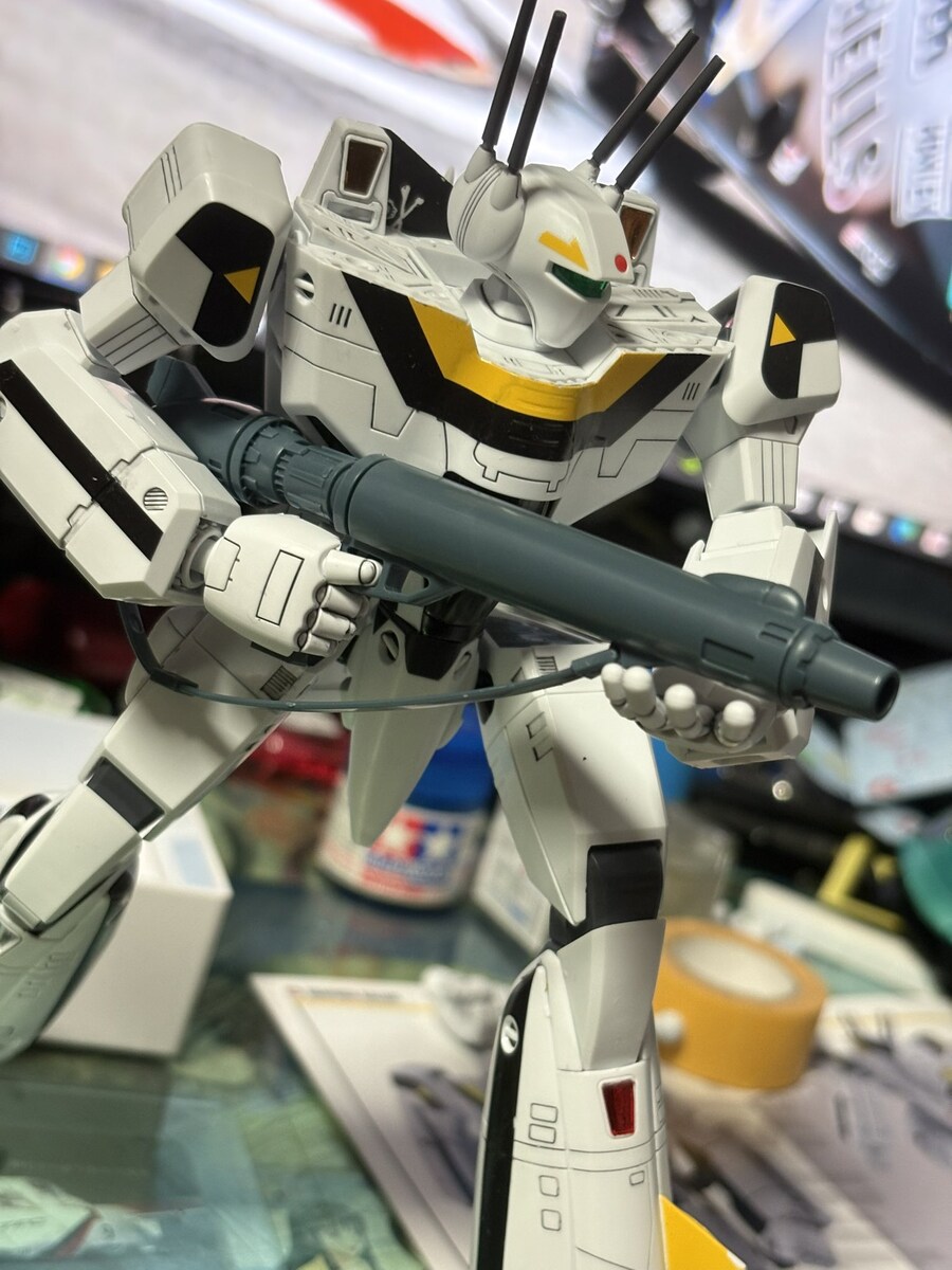 [맥스팩토리] PLAMAX VF-1S 배틀로이드 로이 포커기. 부분 도색 이미지_2.jpg