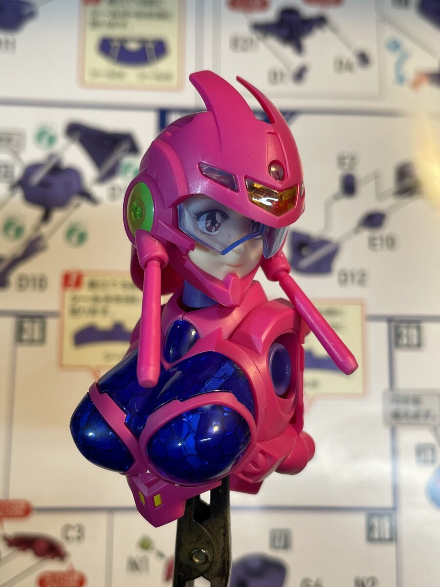 [맥스팩토리] PLAMAX 초음전사 보그맨 아니스 팜 샘플. 상반신 조립 이미지_2.jpg