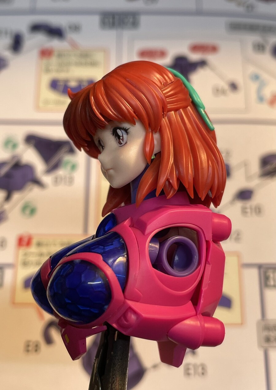 [맥스팩토리] PLAMAX 초음전사 보그맨 아니스 팜 샘플. 상반신 조립 이미지_3.jpg