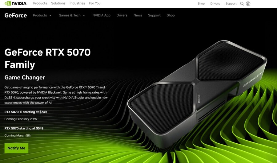 RTX 5070 Ti 2월 20일, RTX 5070 3월 5일 출시 확정_2.jpg