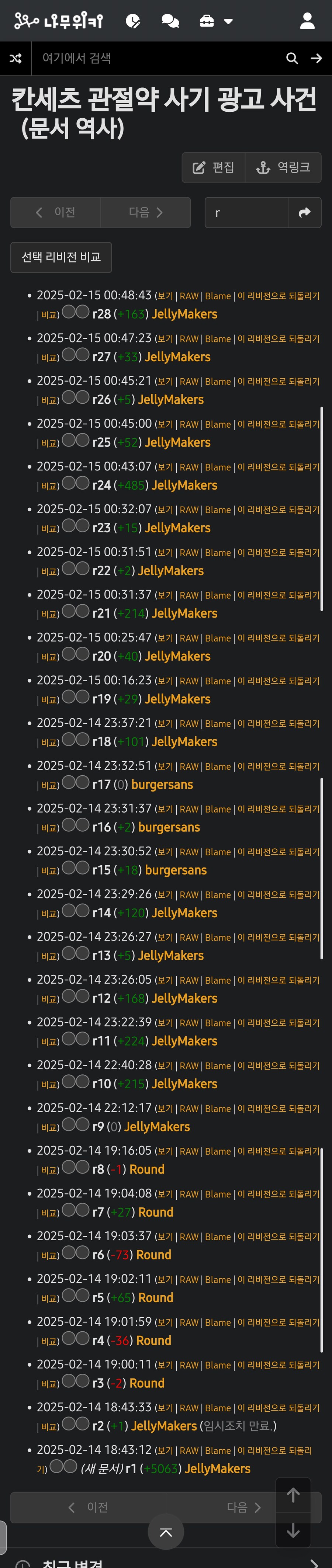 나무위키 칸세츠문서 임시조치 해제됐네_2.jpg