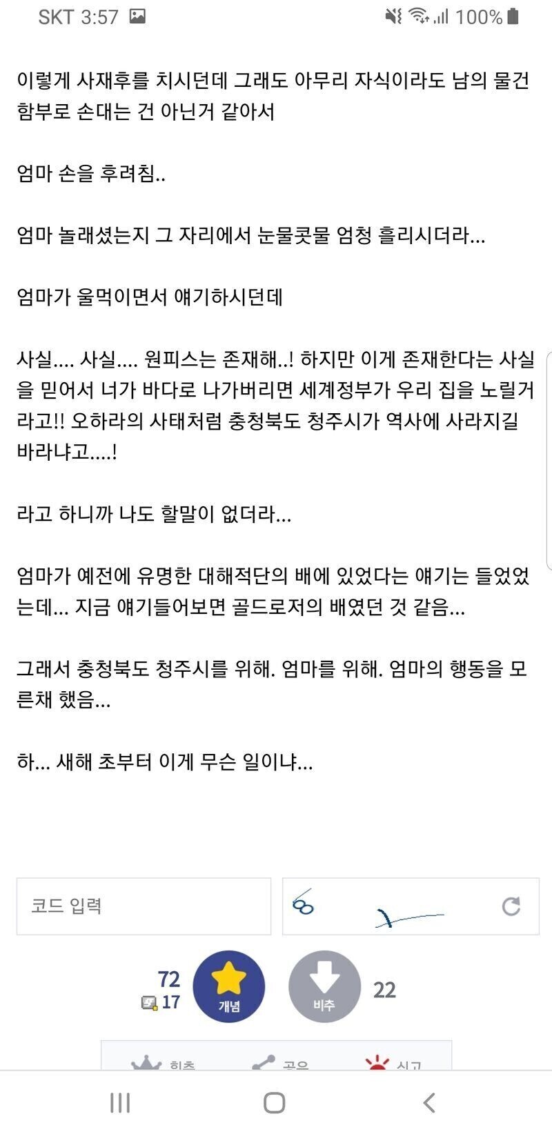 원피스때문에 엄마랑 싸우고 말아버린 사람 . JPG_2.jpg