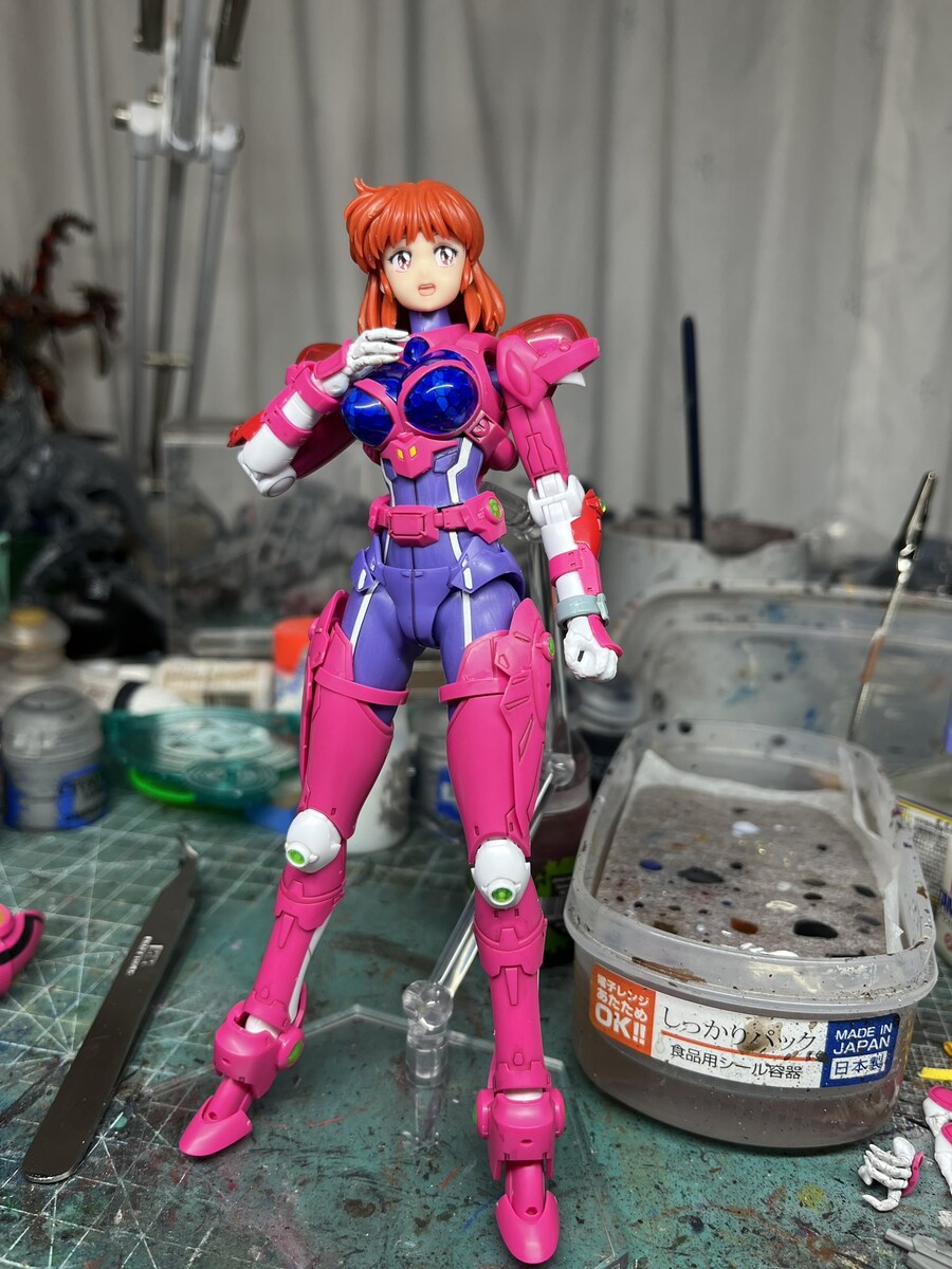 [맥스팩토리] PLAMAX 초음전사 보그맨 아니스 팜 조립(+씰 부착) 이미지_16.jpg