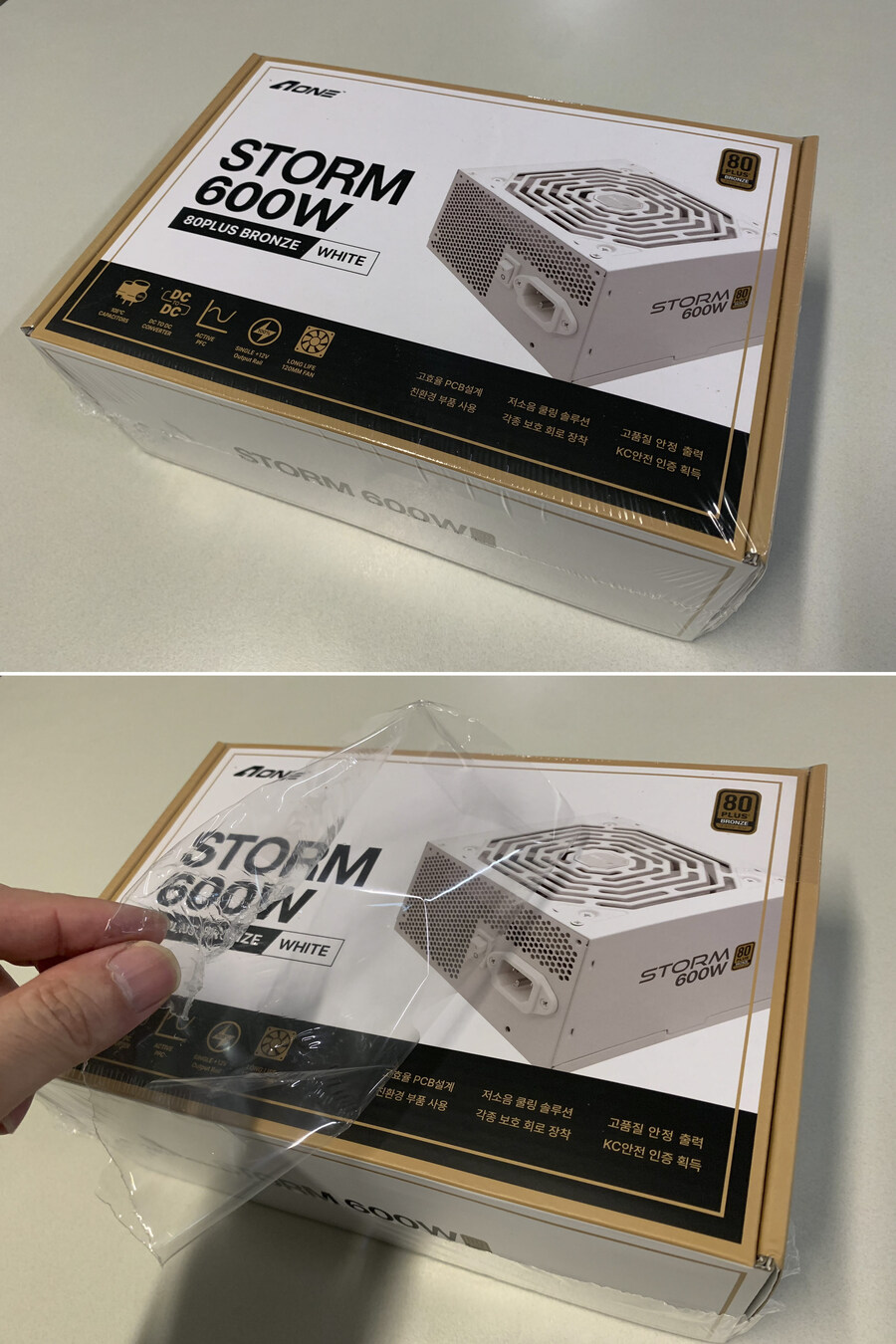 AONE STORM 600W 80PLUS 브론즈 화이트 파워서플라이_2.jpg