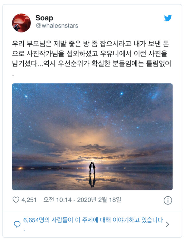 부모님 여행 숙소 좋은곳 잡으시라 용돈드렸더니 사진작가 고용하심.JPG_1.jpg
