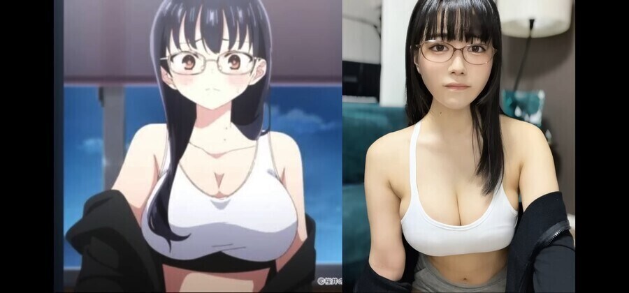 건담 프라모델 누나의 야마다 코스프레_27.jpg