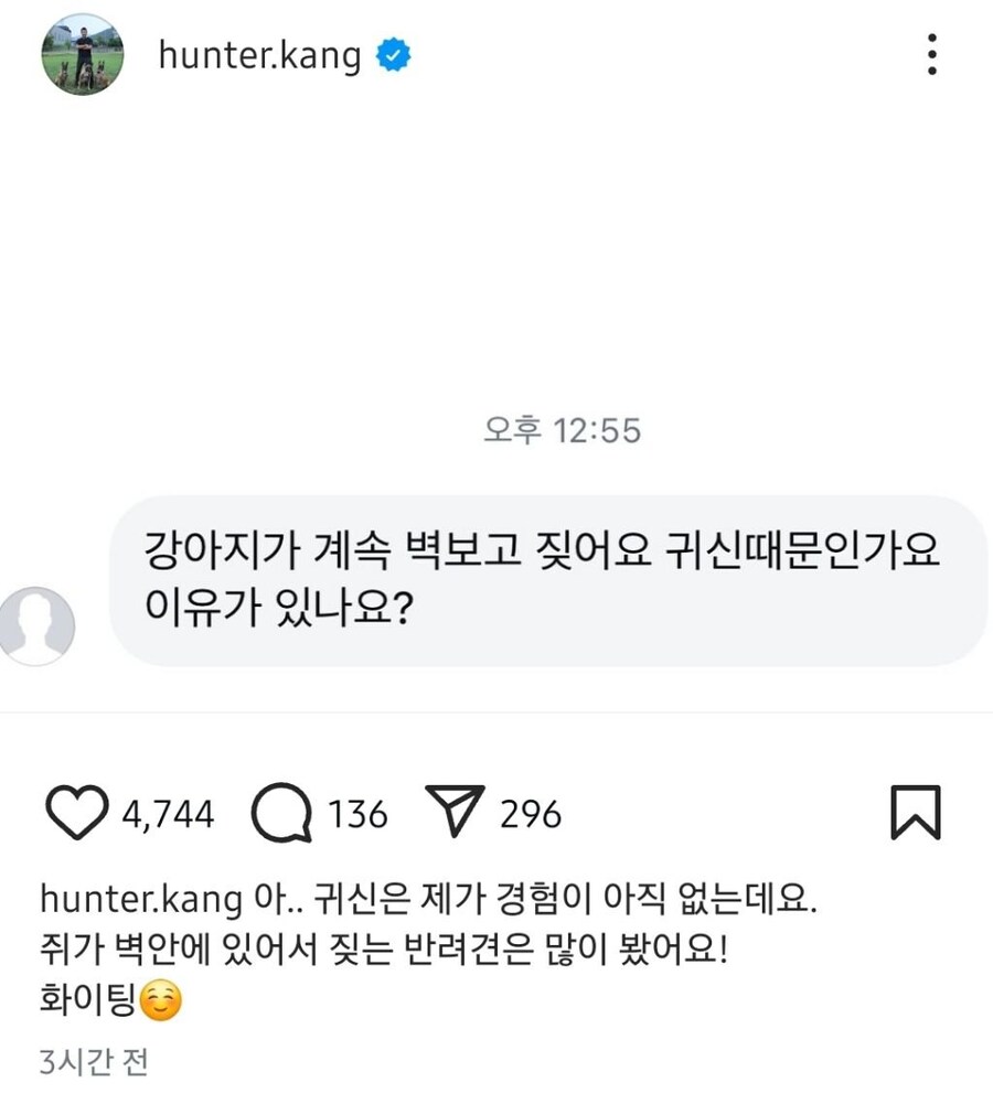 소름돋는다는 강형욱 인스타그램 답변글_1.jpg