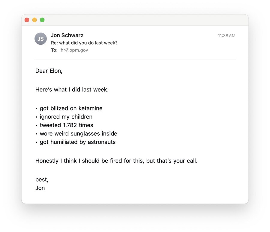 공무원들 보고 짤리기 싫으면 지난주 한일 메일보내라던 머스크 근황_1.jpg
