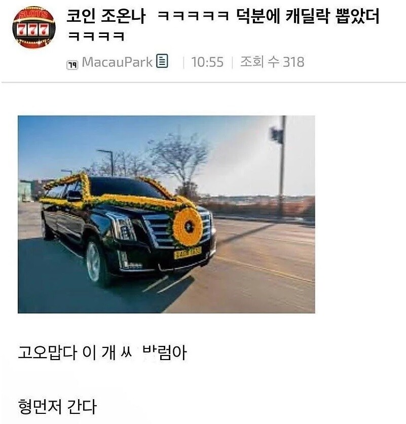 코인으로 캐딜락 뽑음 ㅋㅋ_1.jpg