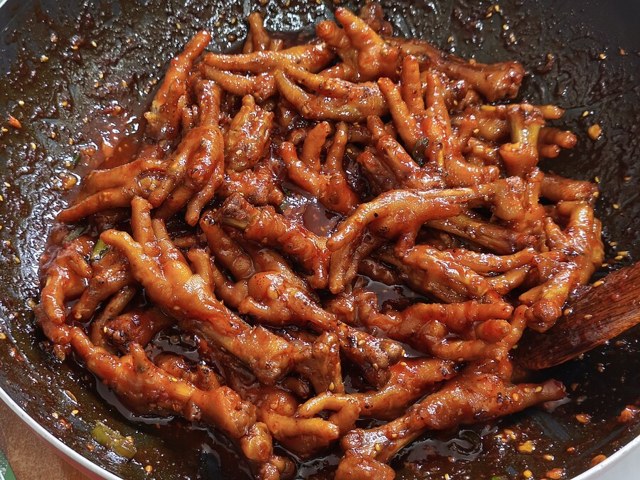 오랜만에 닭발 해먹었어요