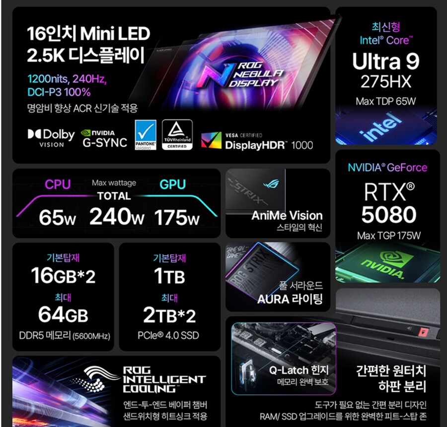 [11번가] ASUS SCAR G16 275HX/5080/4,629,000(예판)_1.png