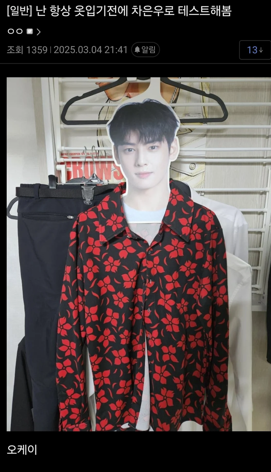 난 항상 옷 입기 전에 차은우로 테스트해봄_1.webp