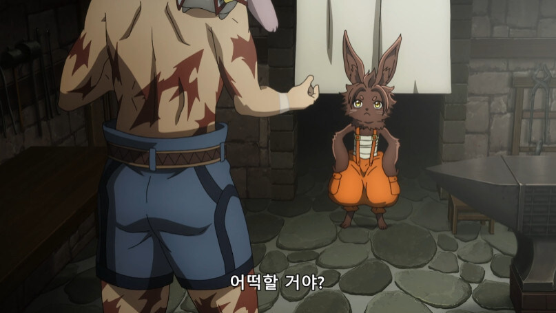 어쩔수 없는 이유로 상반신 탈의 하는 복슬복슬 토끼녀_6.jpg