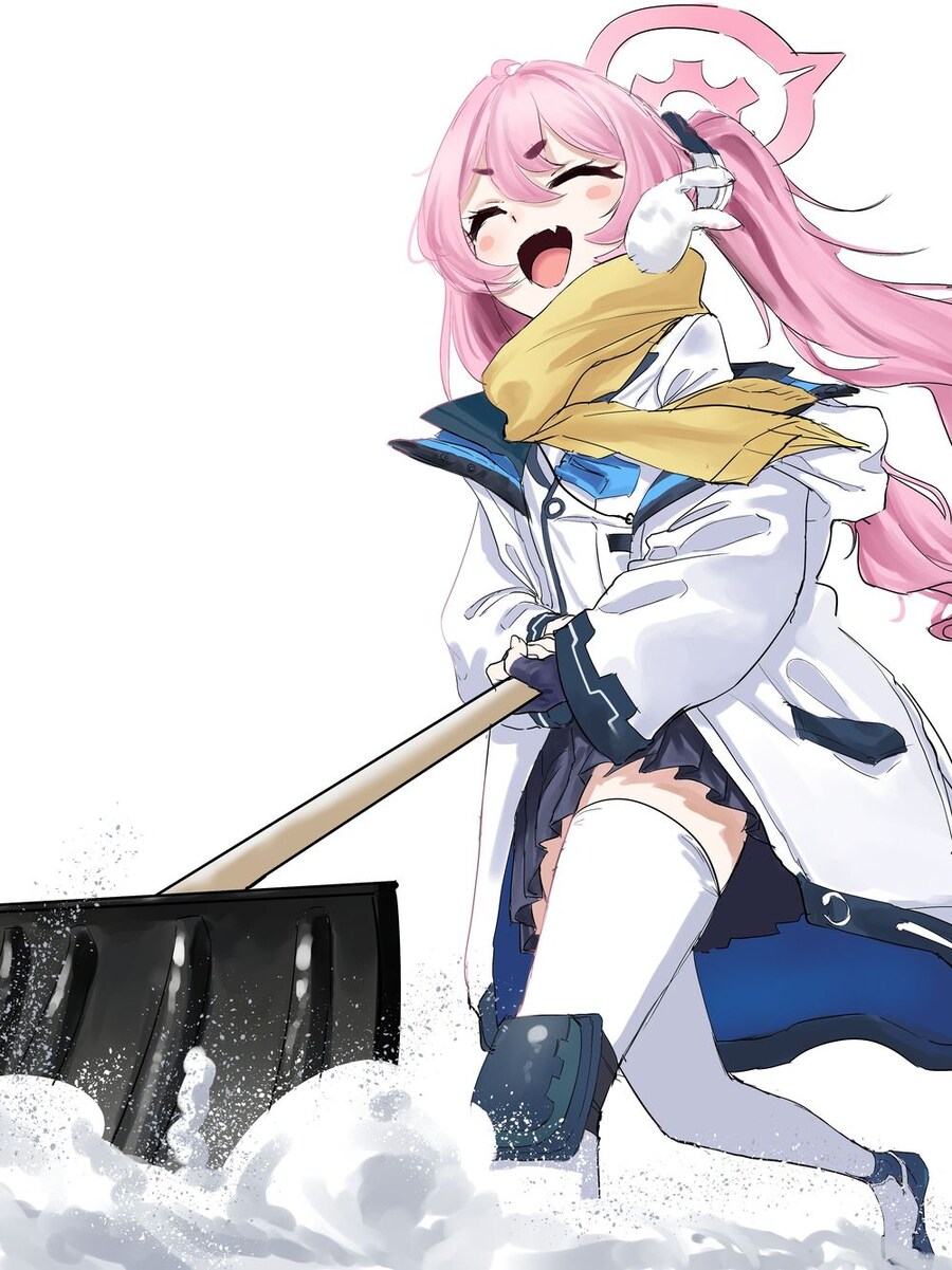 블루아카) 제설 하는 코유키.jpg_2.jpg