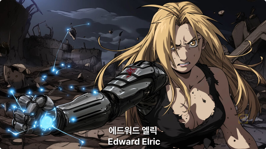 ai로 성별 바뀐 강철의 연금술사 등장인물.jpg_2.jpg