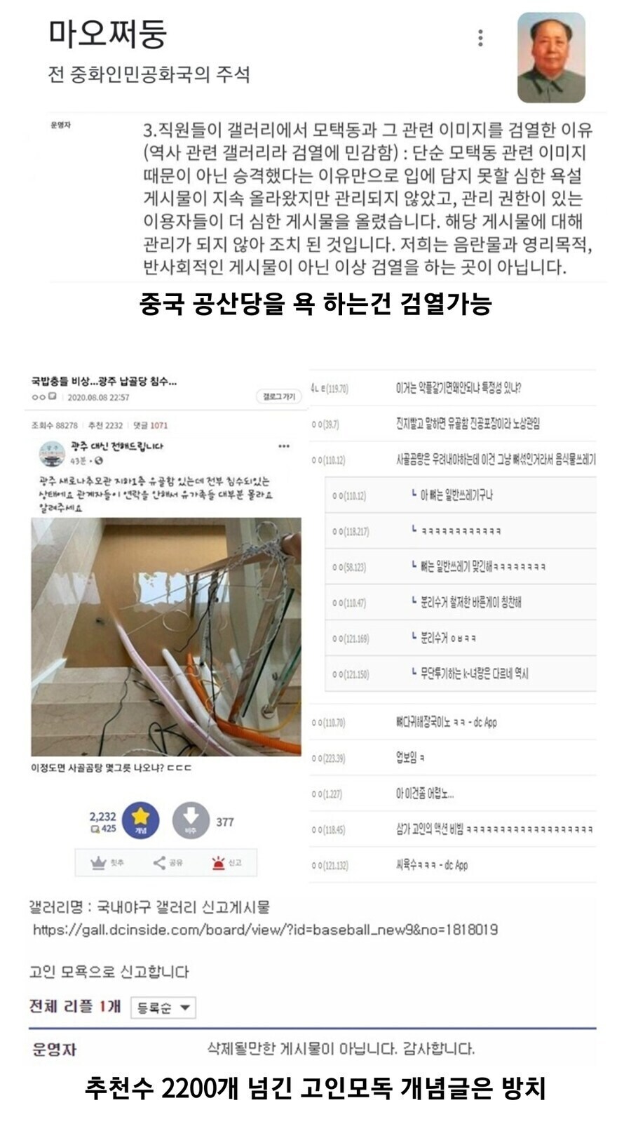 한국 고인비하는 괜찮지만 중국 공산당 욕하면 검열가능 레전드_1.jpg