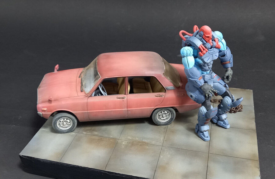 [ 억지설정 ] 아카데미 브리사 1/24 + 헥사기어 범프업 익스팬더 "차력쑈"_7.jpg