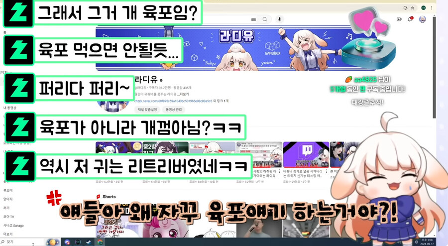 시청자들이 자꾸 개밥먹는다고 해서 빡친 버튜버_22.jpg