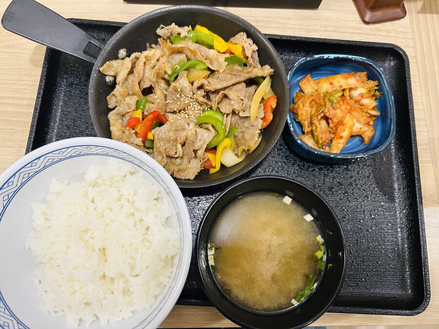 베글에 마츠야 삼겹살 정식이 있길래 요시노야의 한국풍 메뉴_2.jpg