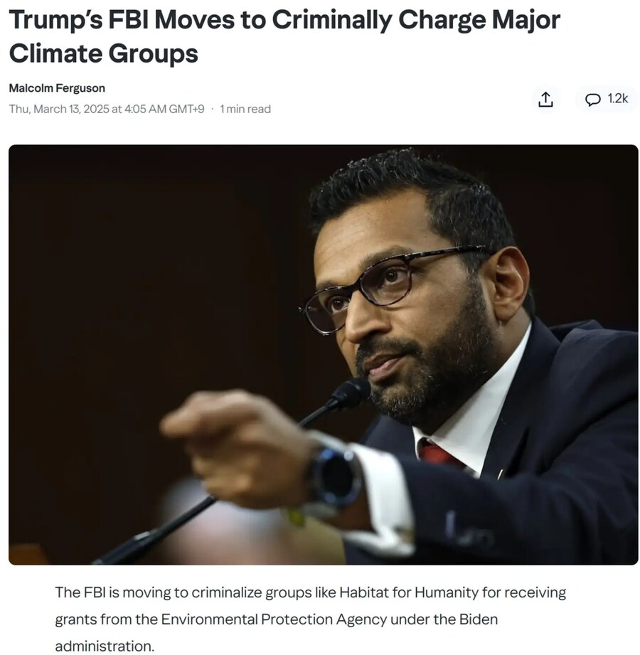 트럼프, FBI에 환경보호단체 수사명령_1.jpg