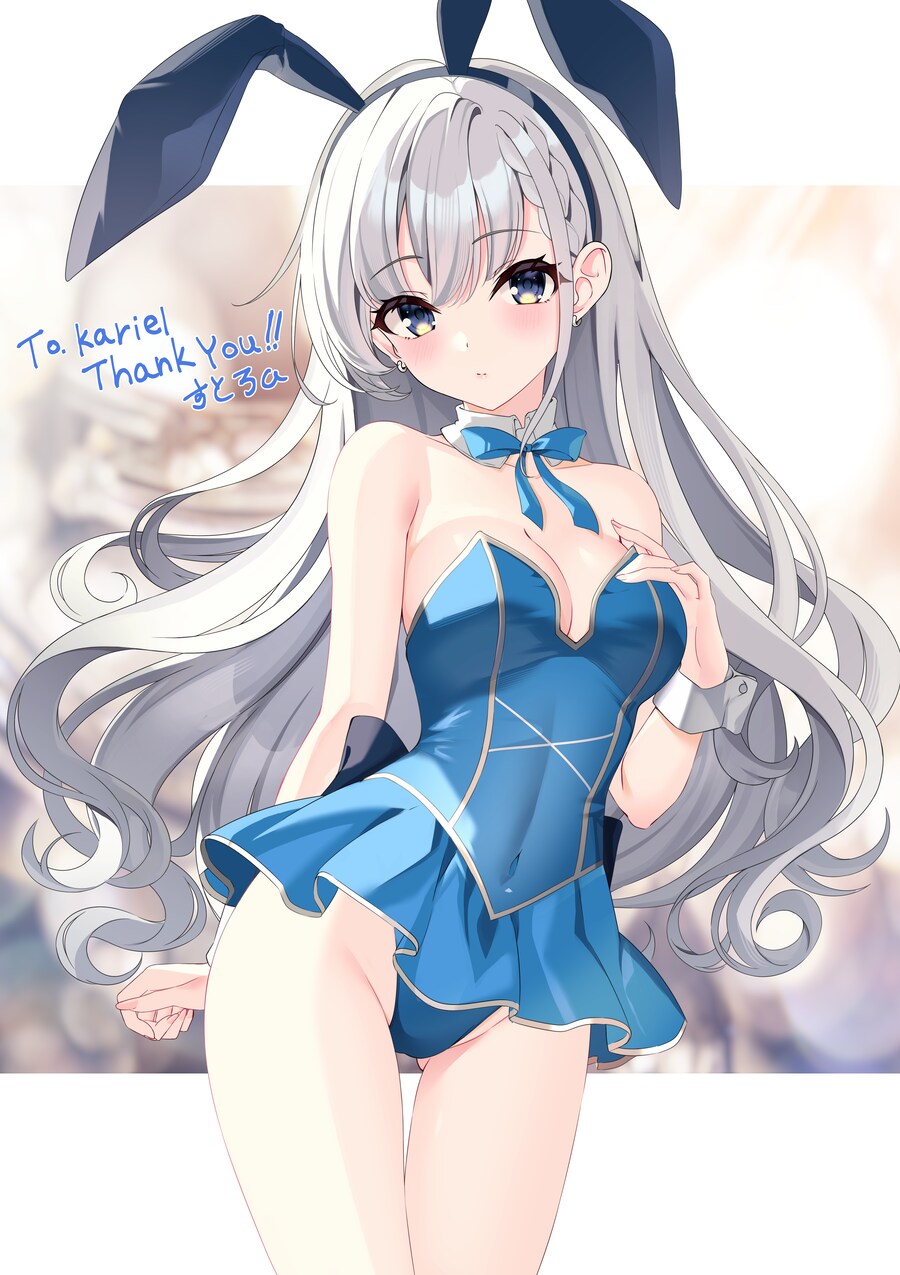 @) 자랑) 하야테 커미션 팬아트 08. @Sutoroa_ 작가님의 바니걸._1.png